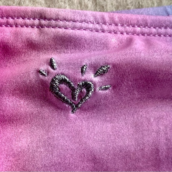 Justice Girls Tankini appears to be size 7/8 small stain see photo - Picture 5 of 6